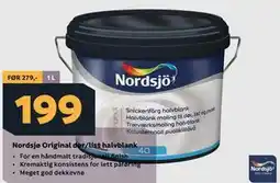 Megaflis Nordsjø Original dør/list halvblank tilbud