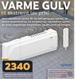 Megaflis Uponor Smatrix Wave sentralenhet pulse x-265 6x tilbud