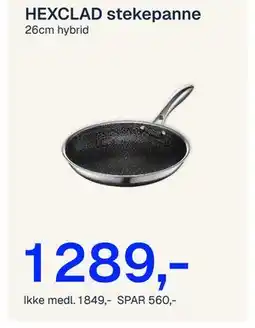 Jernia HEXCLAD stekepanne tilbud
