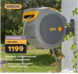 Megaflis Hozelock slangetrommel m/aut. tilbaketrekk tilbud