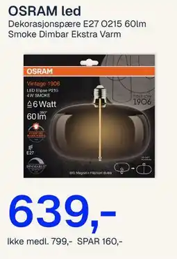 Jernia OSRAM led tilbud