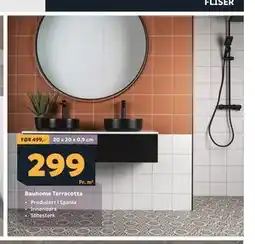 Megaflis Bauhome Terracotta tilbud