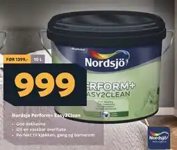 Megaflis Nordsjø Perform+ Easy2Clean tilbud