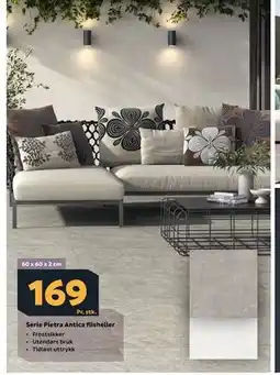 Megaflis Serie Pietra Antica flisheller tilbud