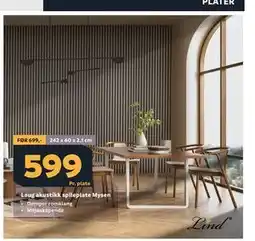 Megaflis Laug akustikk spileplate Mysen tilbud