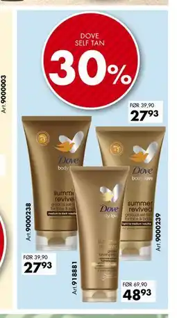 Sparkjøp DOVE SELF TAN tilbud