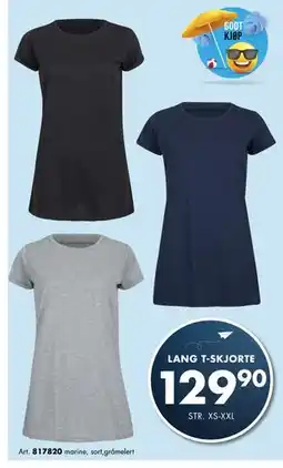 Sparkjøp LANG T-SKJORTE tilbud