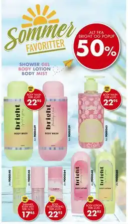 Sparkjøp ALT FRA BRIGHT OG POPUP tilbud