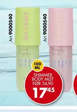 Sparkjøp SHIMMER BODY MIST tilbud