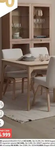 Bohus SCANDI vitrineskap tilbud