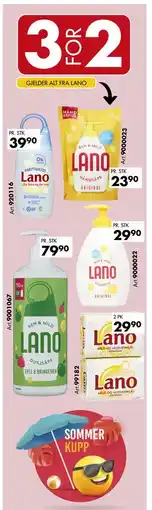 Sparkjøp 3 FOR 2 GJELDER ALT FRA LANO tilbud