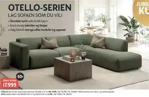 Bohus OTELLO hjørnesofa tilbud