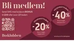 Bohus Velkomsttilbud tilbud
