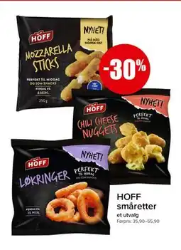 Spar HOFF småretter tilbud