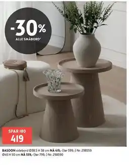 Bohus BASOON sidebord tilbud