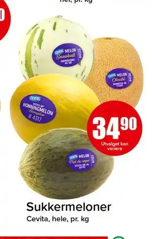 Spar Sukkermeloner tilbud