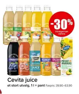 Spar Cevita juice tilbud