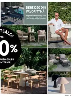 Bohus SALG! OPPTIL 40% HAGEMØBLER INTERIØR tilbud