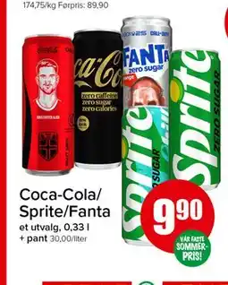 Spar Coca-Cola/ Sprite/Fanta tilbud