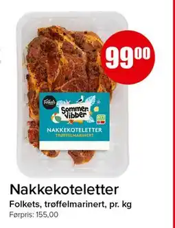 Spar Nakkekoteletter tilbud