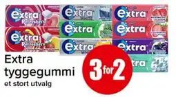 Spar Extra tyggegummi tilbud