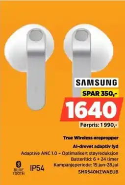 POWER Samsung True Wireless ørepropper Al-drevet adaptiv lyd tilbud