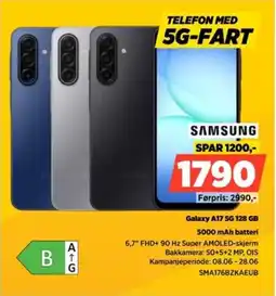 POWER Samsung Galaxy A17 5G 128 GB 5000 mAh batteri tilbud