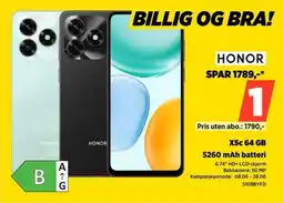 POWER Honor X5c 64 GB 5260 mAh batteri tilbud