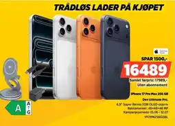 POWER Authorized Reseller iPhone 17 Pro Max 256 GB Den Ultimate Pro. tilbud