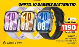 POWER Huawei WATCH FIT 4 Ultra-Slim Design tilbud