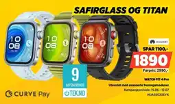 POWER Huawei WATCH FIT 4 Pro Utrustet med avanserte treningsmoduser tilbud