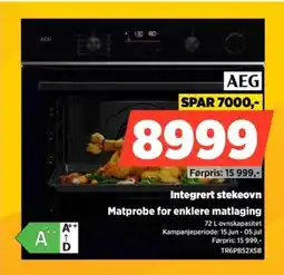 POWER Aeg Integrert stekeovn Matprobe for enklere matlaging tilbud