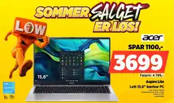 POWER Acer Aspire Lite Lett 15,6" bærbar PC tilbud
