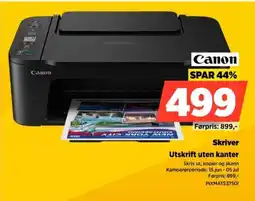 POWER Canon Skriver Utskrift uten kanter tilbud