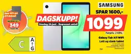 POWER Samsung Galaxy Tab A11 WIFI Lett og slank tablet tilbud