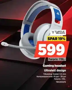 POWER Turtle Beach Gaming headset Ultralett design tilbud