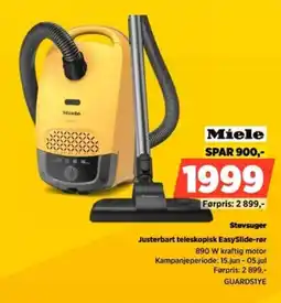 POWER Miele Støvsuger Justerbart teleskopisk EasySlide-rør tilbud