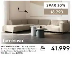 Skeidar VESTA MODULSOFA tilbud