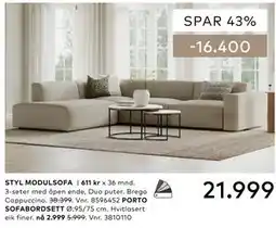 Skeidar STYL MODULSOFA tilbud