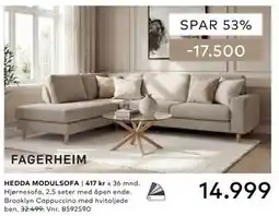 Skeidar HEDDA MODULSOFA tilbud