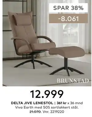Skeidar DELTA JIVE LENESTOL tilbud