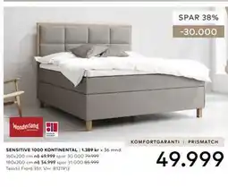Skeidar SENSITIVE 1000 KONTINENTAL tilbud