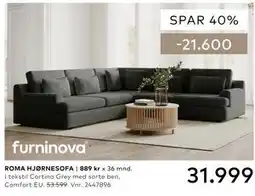 Skeidar ROMA HJØRNESOFA tilbud