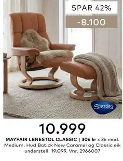Skeidar MAYFAIR LENESTOL CLASSIC tilbud