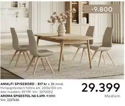 Skeidar AMALFI SPISEBORD tilbud