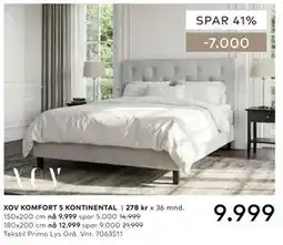 Skeidar XOV KOMFORT 5 KONTINENTAL tilbud
