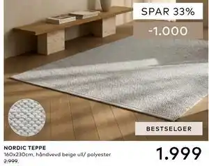 Skeidar NORDIC TEPPE tilbud
