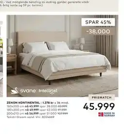 Skeidar ZENON KONTINENTAL tilbud