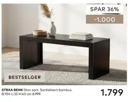 Skeidar STRAA BENK tilbud