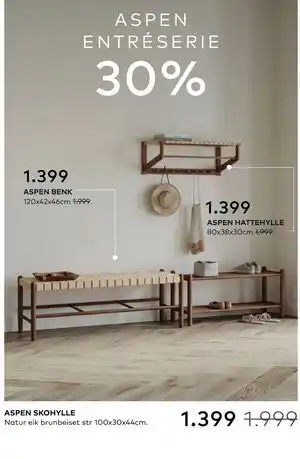 Skeidar ASPEN SKOHYLLE tilbud